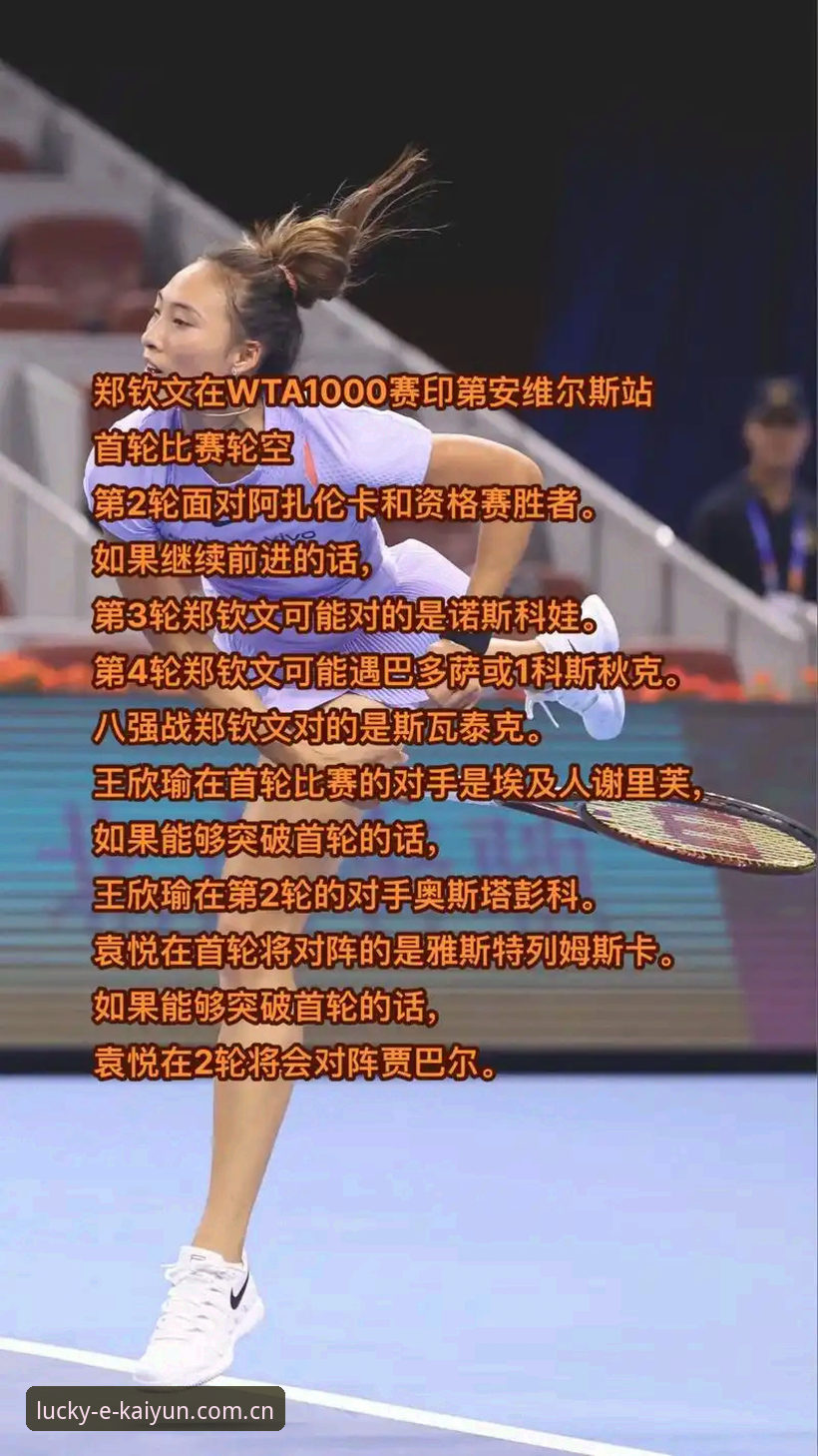 2026法网女单抽签揭晓：郑钦文保分压力与金花前景解析